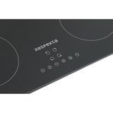 Respekta 23000000000819, Separat komfur Sort (mat)