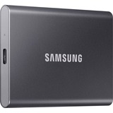 SAMSUNG Portable SSD T7 500 GB Grå, Solid state-drev grå, 500 GB, USB Type-C, 3.2 Gen 2 (3.1 Gen 2), 1000 MB/s, Beskyttelse af adgangskode, Grå