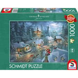 Schmidt Spiele Thomas Kinkade Studios: Julenissens stille nat, Puslespil 