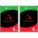 Seagate IronWolf NAS 2 x 6 TB SilentWolf Bundle, Harddisk 