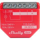 Shelly 1PM Gen4, Stafetter Rød