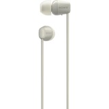 Sony WI-C100 Headset Trådløs I ørerne Opkald/musik Bluetooth Beige, Hovedtelefoner Beige, Trådløs, Opkald/musik, 20 - 20000 Hz, 20 g, Headset, Beige