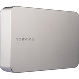 Toshiba Canvio Flex 4TB, Harddisk Lyse sølv