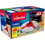 Vileda 167183, Gulvvasker Sort/Rød