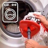 Vileda Wischmop Turbo 2in1 Mikrofiber Komplet Sæt, Gulvvasker Sort/Rød