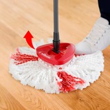 Vileda Wischmop Turbo 2in1 Mikrofiber Komplet Sæt, Gulvvasker Sort/Rød
