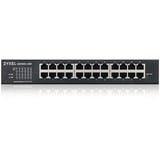 Zyxel GS1900-24E-EU0103F netværksswitch Administreret L2 Gigabit Ethernet (10/100/1000) 1U Sort Administreret, L2, Gigabit Ethernet (10/100/1000), Stativ-montering, 1U, Kan monteres på væggen