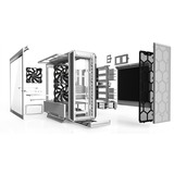 be quiet! Silent Base 802 Window White Midi Tower Hvid, Towerkabinet Hvid, Midi Tower, PC, Hvid, ATX, EATX, micro ATX, Mini-ITX, Acrylonitrilbutadienstyren, Stål, 18,5 cm