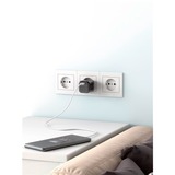 goobay USB-C nano hurtigoplader, PD, GaN, 45 watt Sort