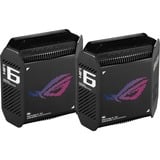 ASUS ROG Rapture GT6 (B-2-PK) Tri-band (2,4 GHz / 5 GHz / 5 GHz) Wi-Fi 6 (802.11ax) Sort 4 Intern, Router Sort, Sort, Intern, Mesh-router, Strøm, 538,8 m², Tri-band (2,4 GHz / 5 GHz / 5 GHz)