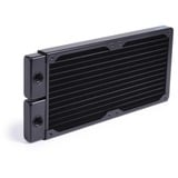 Alphacool 14436 Computerkølesystem, dele og tilbehør Radiator Sort, Radiator, Messing, Kobber, Stål, Sort, 1/4", 60 °C, 4 blæser(e)