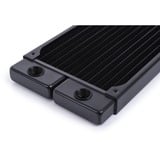 Alphacool 14436 Computerkølesystem, dele og tilbehør Radiator Sort, Radiator, Messing, Kobber, Stål, Sort, 1/4", 60 °C, 4 blæser(e)