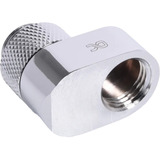 Alphacool Istap 16mm drejelig overgangsstykke G1/4 udv. til G1/4 indv., Forbindelse Chrome