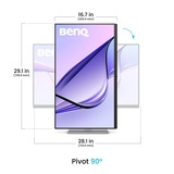 BenQ MA320U, LED-skærm Sølv/Sort