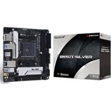 Biostar B550T-SILVER bundkort AMD B550 Stik AM4 mini ITX AMD, Stik AM4, 3rd Generation AMD Ryzen™ 3, 3rd Generation AMD Ryzen 5, 3rd Generation AMD Ryzen™ 7, 3rd..., DDR4-SDRAM, 64 GB, DIMM