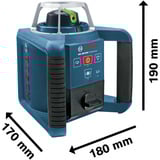 Bosch GRL 300 HVG Professional 0601061701, Roterende laser Blå/Sort