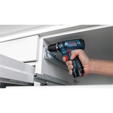 Bosch GSR 12V-15 Professional 1300 rpm Sort, Blå, Bore-/ skruemaskine Blå/Sort, Skruemaskine, Pistolhåndtag, Sort, Blå, 1300 rpm, 400 rpm, 1300 rpm