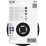 Bosch PRO støtteplade, X-LOCK SCM støtteplade med midterstift, Ø 115mm, Slibning pad 