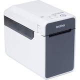 Brother TD-2135NWB etiketprinter Direkte termisk 300 x 300 dpi 152,4 mm/sek. Ledningsført Ethernet LAN Bluetooth Hvid/grå, Direkte termisk, 300 x 300 dpi, 152,4 mm/sek., Ledningsført, Sort, Hvid