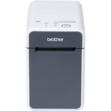 Brother TD-2135NWB etiketprinter Direkte termisk 300 x 300 dpi 152,4 mm/sek. Ledningsført Ethernet LAN Bluetooth Hvid/grå, Direkte termisk, 300 x 300 dpi, 152,4 mm/sek., Ledningsført, Sort, Hvid