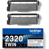 Brother TN-2320TWIN tonerpatron 1 stk Original Sort Sort, 1 stk