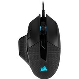 Corsair Nightsword RGB mus Højre hånd USB Type-A Optisk 18000 dpi, Gaming mus Sort, Højre hånd, Optisk, USB Type-A, 18000 dpi, Sort