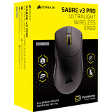 Corsair SABRE v3 PRO PureVector Ultralight Ergo, Gaming mus Sort