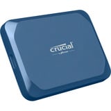 Crucial X10 Portable SSD 2 TB, Solid state-drev Blå