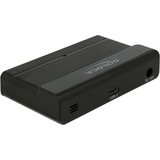 DeLOCK Ekstern USB 3.2 Gen 2 4-port Hub 10Gbps, USB hub Sort