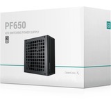 DeepCool PF650 650W, PC strømforsyning Sort