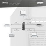 Digitus DN-170107 OnLine 10 kVA/10 kW, UPS Sort