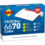 FRITZ! 20003047, Router Hvid/Rød