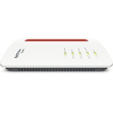 FRITZ! FRITZ!Box 6670, Router Hvid/Rød, Box 6670, Wi-Fi 7 (802.11be), Dual-band (2,4 GHz / 5 GHz), Ethernet LAN, Hvid, Bordplade router