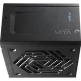 Fortron VITA GM 750W enhed til strømforsyning 20+4 pin ATX ATX Sort, PC strømforsyning Sort, 750 W, 100 - 240 V, 50/60 Hz, 10-5 A, Aktiv, 100 W