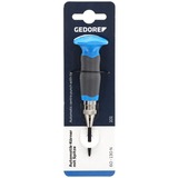 GEDORE automatisk centrerbor, med spids, Korn Sort/Blå