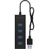 ICY BOX IB-HUB1409-U3 USB 3.2 Gen 1 (3.1 Gen 1) Type-A 5000 Mbit/s Sort, USB hub USB 3.2 Gen 1 (3.1 Gen 1) Type-A, USB 3.2 Gen 1 (3.1 Gen 1) Type-A, 5000 Mbit/s, Sort, Aluminium, 0,4 m
