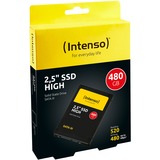 Intenso High 2.5" 480 GB Serial ATA III, Solid state-drev 480 GB, 2.5", 520 MB/s, 6 Gbit/sek.