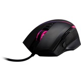 Inter-Tech GT-100 RGB mus Højre hånd USB Type-A Optisk 6400 dpi, Gaming mus Sort, Højre hånd, Optisk, USB Type-A, 6400 dpi, Sort