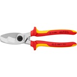 KNIPEX 95 16 200 kabeltang Håndtråd/kabelskærer, Skære tang Håndtråd/kabelskærer, Rød/Gul, Krom, 2 cm, VDE, 20 cm