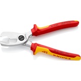 KNIPEX 95 16 200 kabeltang Håndtråd/kabelskærer, Skære tang Håndtråd/kabelskærer, Rød/Gul, Krom, 2 cm, VDE, 20 cm