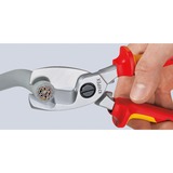 KNIPEX 95 16 200 kabeltang Håndtråd/kabelskærer, Skære tang Håndtråd/kabelskærer, Rød/Gul, Krom, 2 cm, VDE, 20 cm