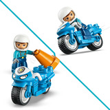 LEGO DUPLO Town Blåt politimotorcykel, Bygge legetøj 
