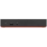 Lenovo ThinkPad USB-C Dockingstation 40AS Renoveret, Docking station Sort