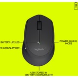 Logitech M280 mus Højre hånd RF trådløst Optisk 1000 dpi Sort, Højre hånd, Optisk, RF trådløst, 1000 dpi, Sort