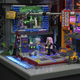 Lumibricks Cyberpunk Neoncity Gamestack, Bygge legetøj 