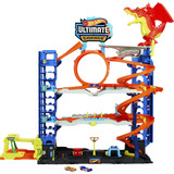 Mattel City Ultimate Garage, Spil bygning Køretøjs- og skinnesæt, 4 År, Plast, Flerfarvet