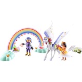 PLAYMOBIL Princess Magic Himmlischer Pegasus mit Regenbogen, Bygge legetøj 
