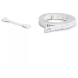 Philips Hue White & Color Ambiance Lightstrip Plus forlængelse V4 1 meter, LED Strip Hvid