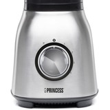 Princess 212091 Blender til madlavning 1000 W Stål, Stander rørmaskine børstet rustfrit stål/Sort, Blender til madlavning, Impulsfunktion, Knusning af is, 1 m, 1000 W, Stål