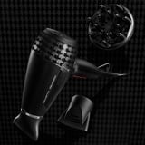 Rowenta K/Pro Stylist CV888L hårtørrer 2200 W Sort, Krom Keratin & Shine, Vekselstrøm, Sort, Krom, Hængende løkke, 1,8 m, Kina